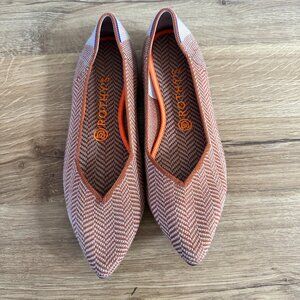 Rothy's The Point 9 Merino Wool Blend Camel Herringbone